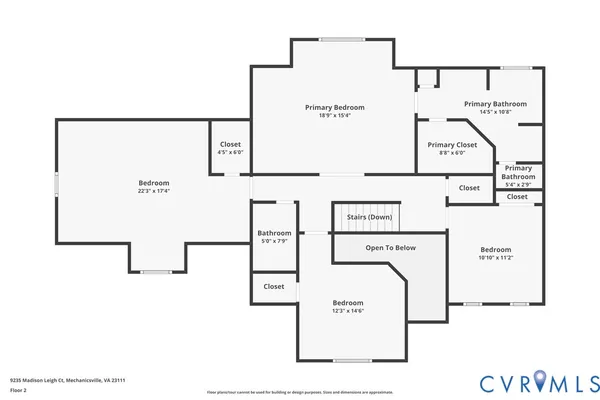 $560,000 | 9235 Madison Leigh Court, Mechanicsville, VA 23111