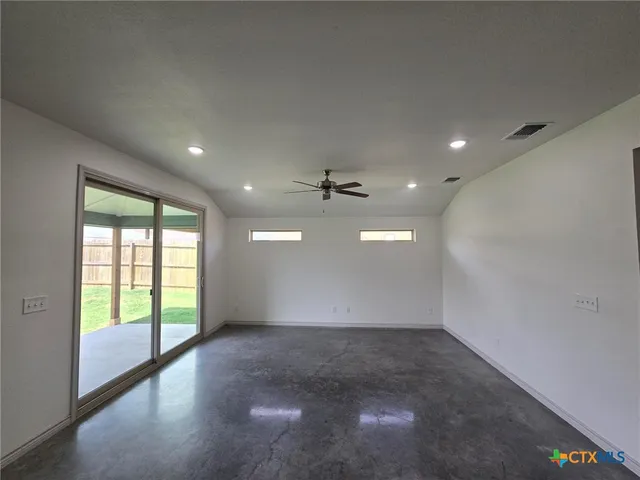 a view of empty room