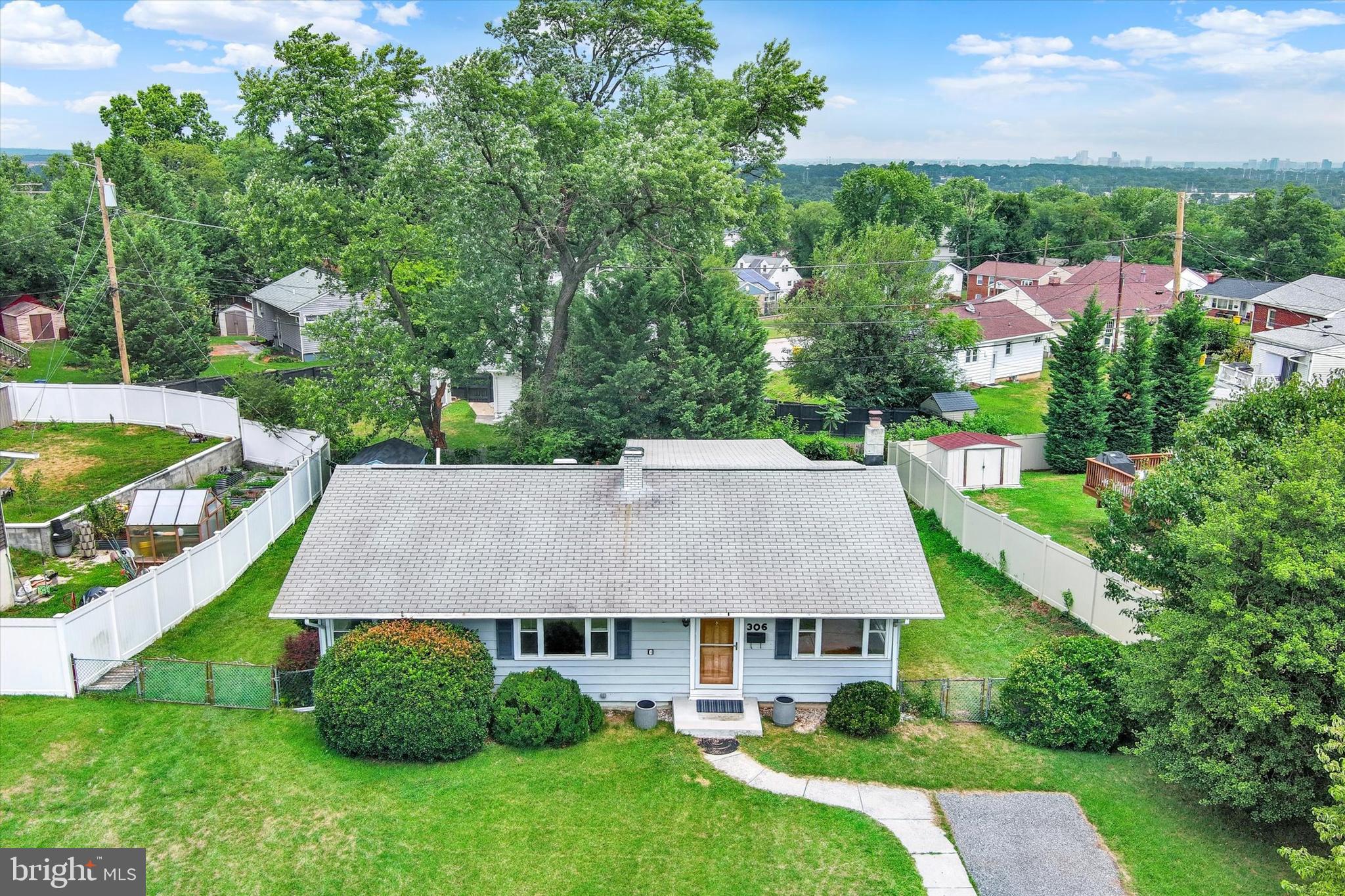 306 Regency Circle Linthicum Heights, MD 21090 - Photo 56 of 73 Bright front exterior from above.
