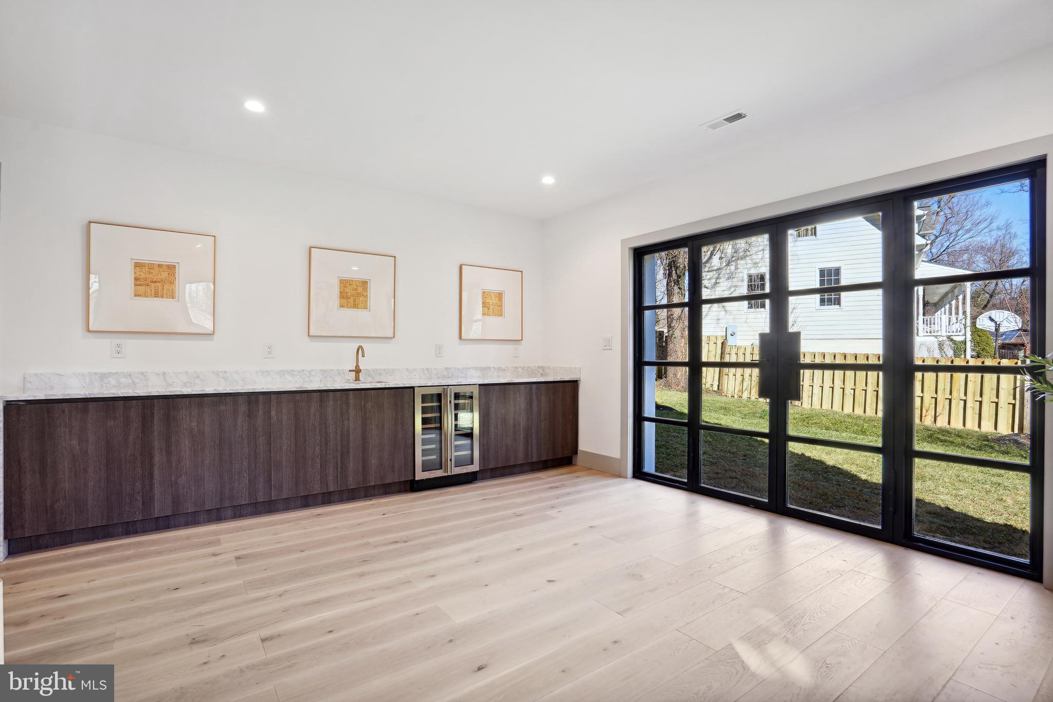 1807 Franklin Avenue McLean, VA 22101 - Photo 41 of 57 Custom-designed wet bar designed w/ a wine cooler