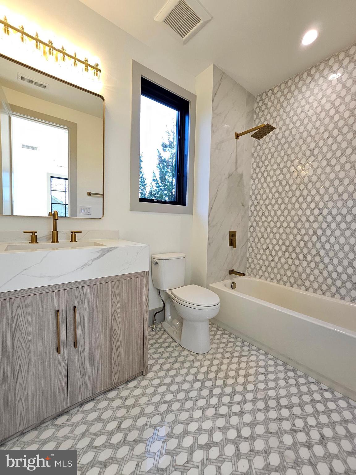 1807 Franklin Avenue McLean, VA 22101 - Photo 48 of 57 Elegant Bathroom w/ custom-designed vanity