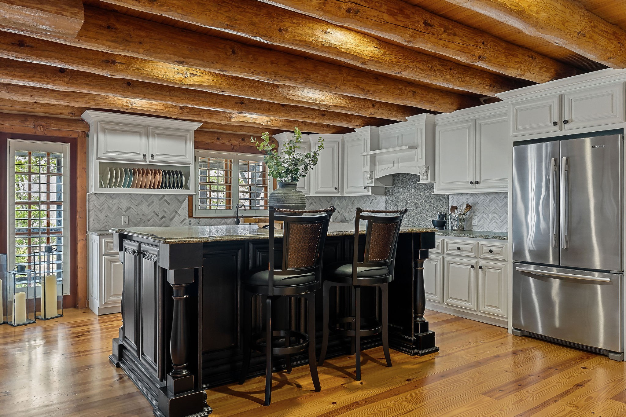 562 Rocky Ridge Road East Rock Island, TN 38581 - Photo 24 of 69 a kitchen with refrigerator and cabinets