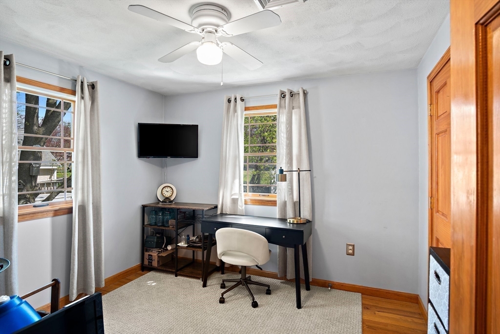 4 Jeffrey Road Billerica, MA 01821 - Photo 25 of 34 a view of a workspace with furniture and a window