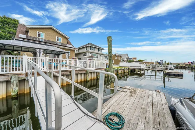 a view of a large building next to a yard