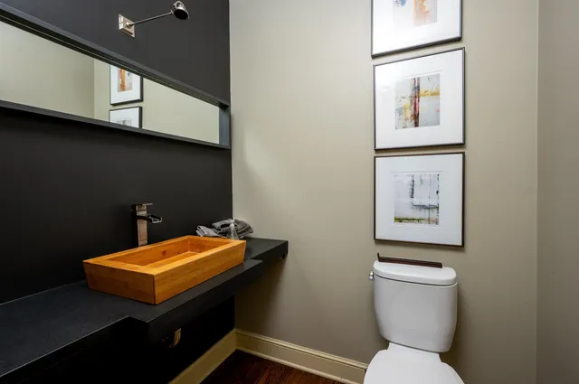 a room with storage and utility