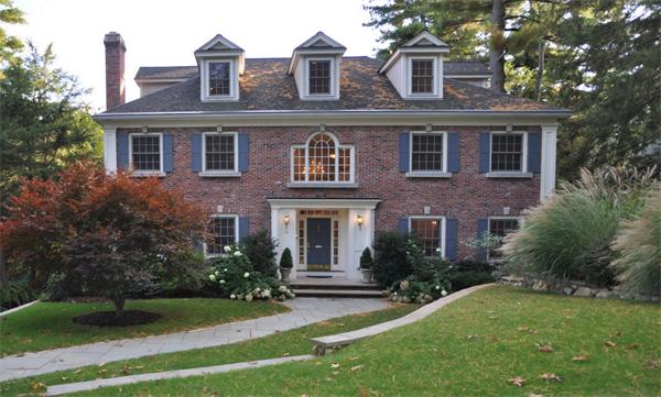 39 Windsor Road Wellesley, MA 02481 - Photo 1 of 23 a front view of a house with a yard