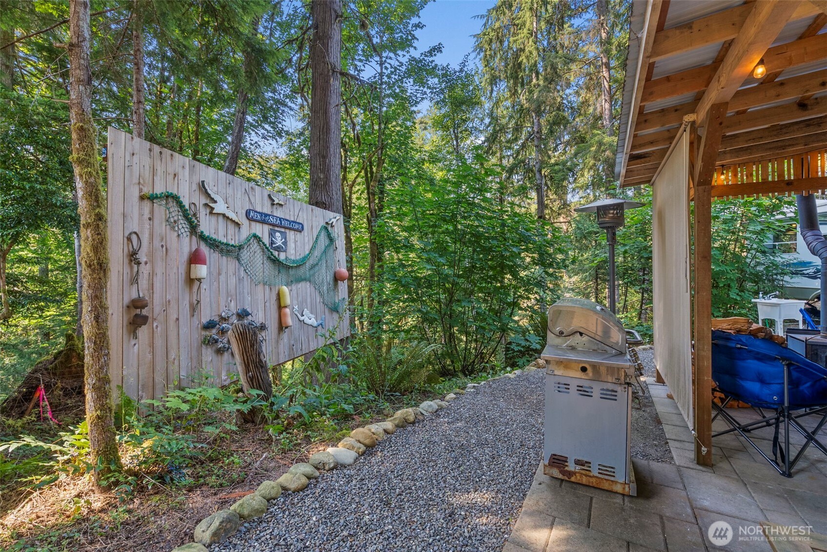 560 North Beacon Point Loop North Lilliwaup, WA 98555 - Photo 23 of 40 a view of outdoor space yard and patio