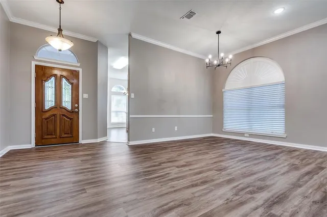 a view of livingroom with hardwood floor and window