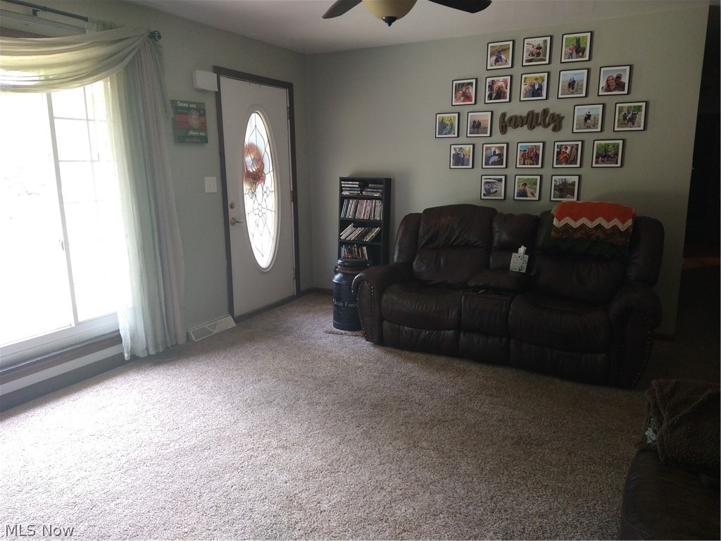 5709 Amy Boyle Road Northeast Fowler, OH 44418 - Photo 5 of 14 living room w picture window