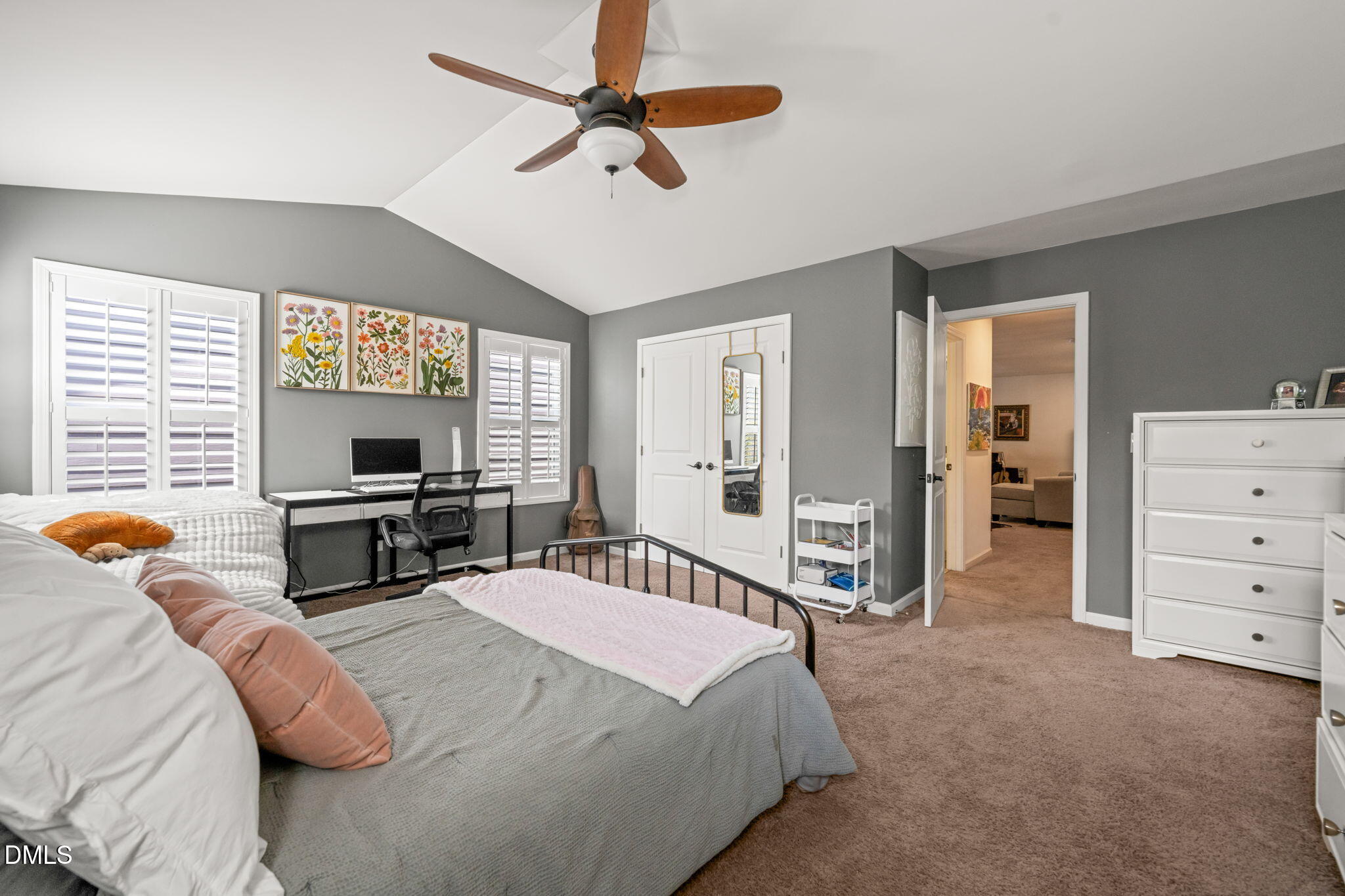 1716 Main Divide Drive Wake Forest, NC 27587 - Photo 23 of 45 a bedroom with a bed and a tv
