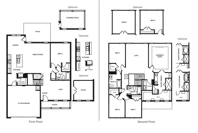 a view of a hallway with wooden floor and a living room