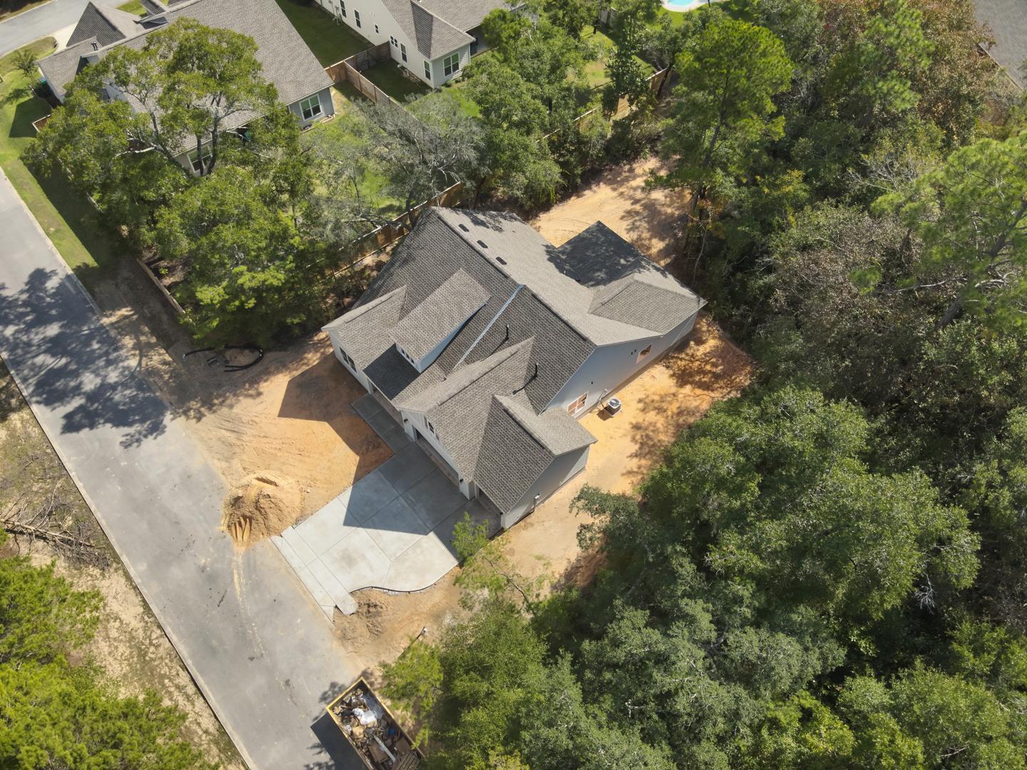 397 North J Hunter's Way, Unit LOT 36 Freeport, FL 32439 - Photo 47 of 54 an aerial view of a house with a yard