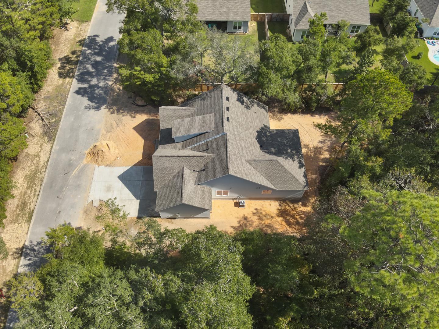 397 North J Hunter's Way, Unit LOT 36 Freeport, FL 32439 - Photo 48 of 54 an aerial view of residential house with outdoor space