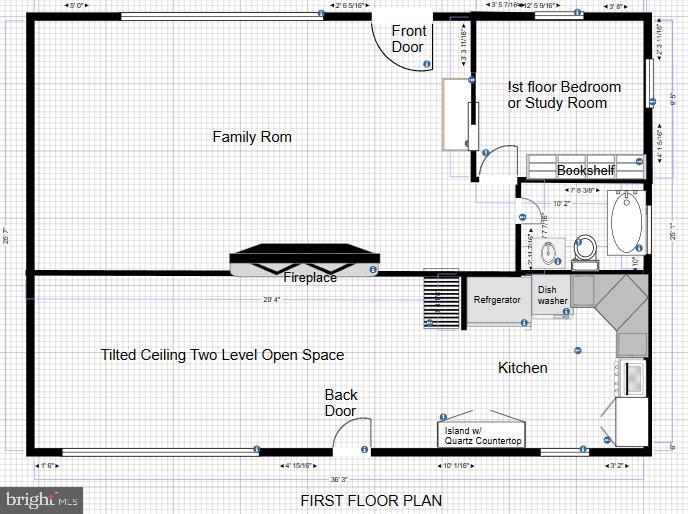 6324 Beryl Road Alexandria, VA 22312 - Photo 54 of 55 first floor plan