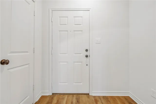 a view of bathroom with a small space