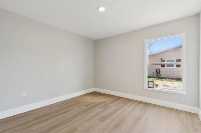 wooden floor in an empty room