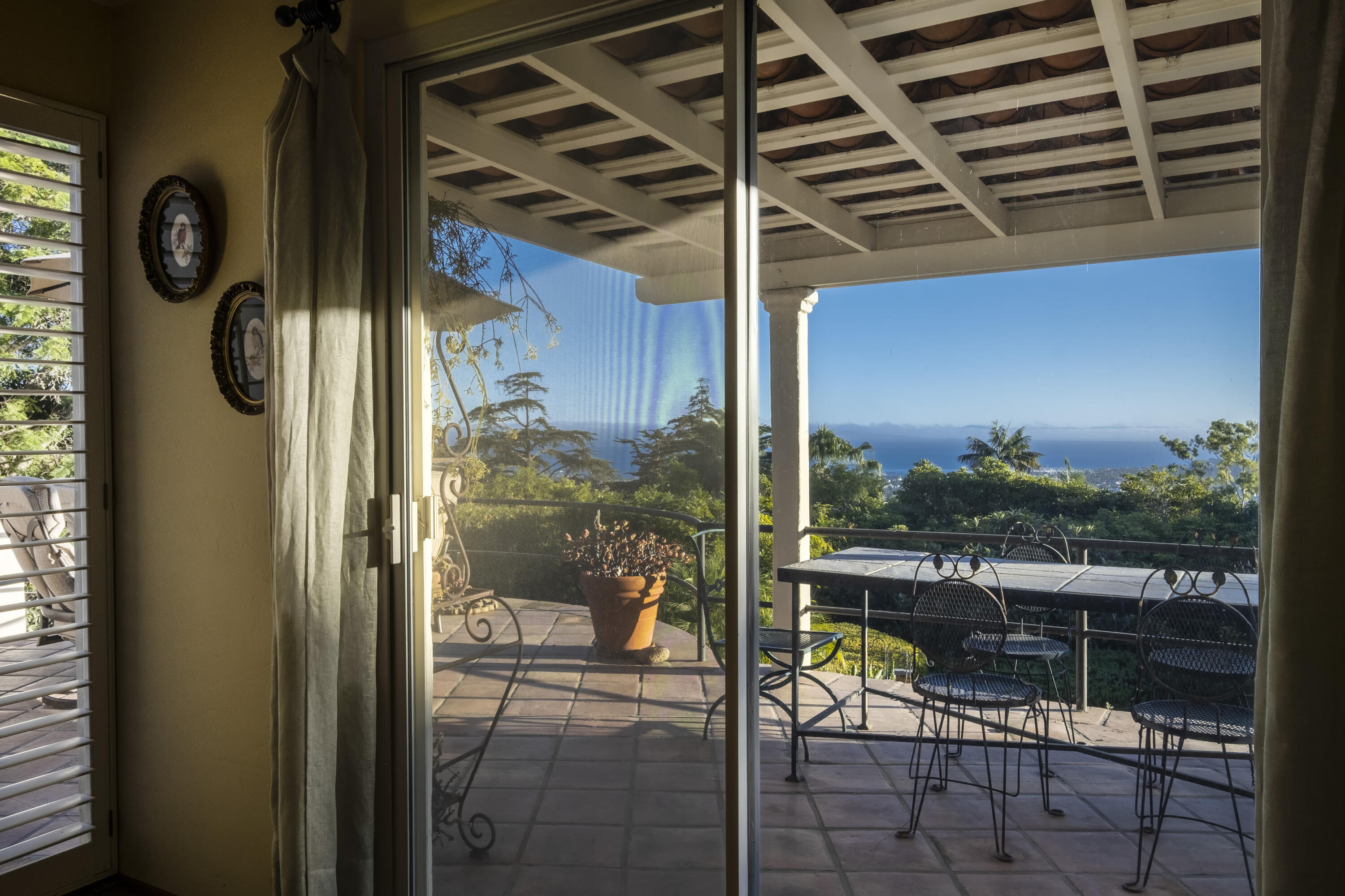 1611 Paterna Road Santa Barbara, CA 93103 - Photo 6 of 13 a view of a balcony with chairs