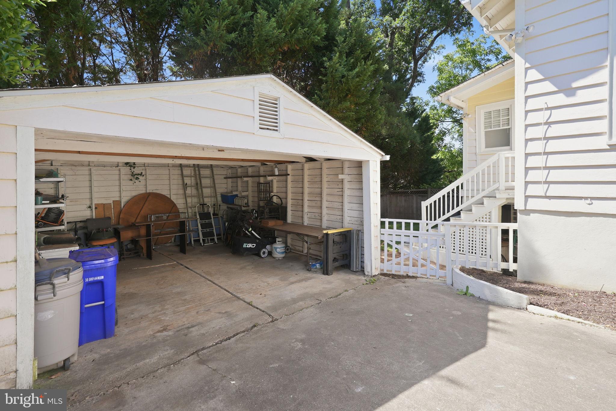 6814 Brookville Road Chevy Chase, MD 20815 - Photo 38 of 39 Spacious garage with ample storage.