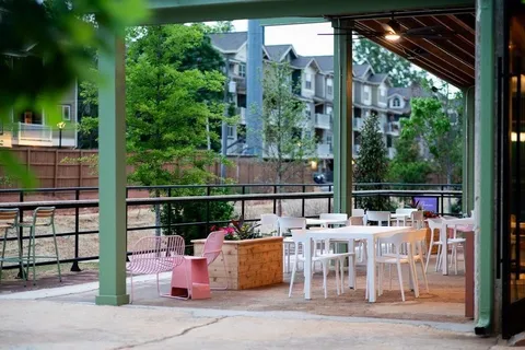 a sign on the side of a building