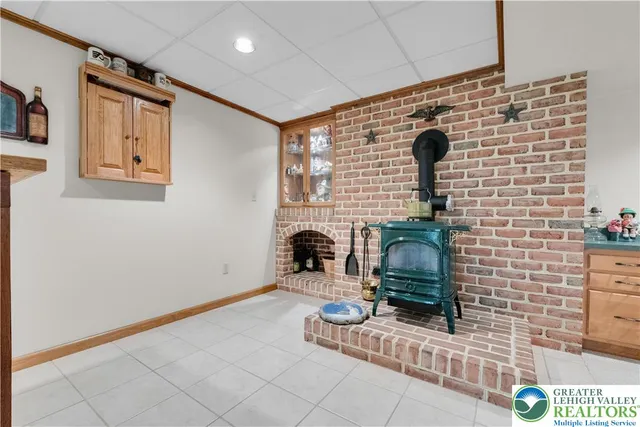 a front view of a house with chairs