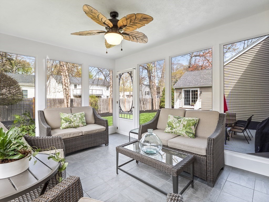 43 Windsor Road Stoneham, MA 02180 - Photo 15 of 42 a living room with furniture and a large window