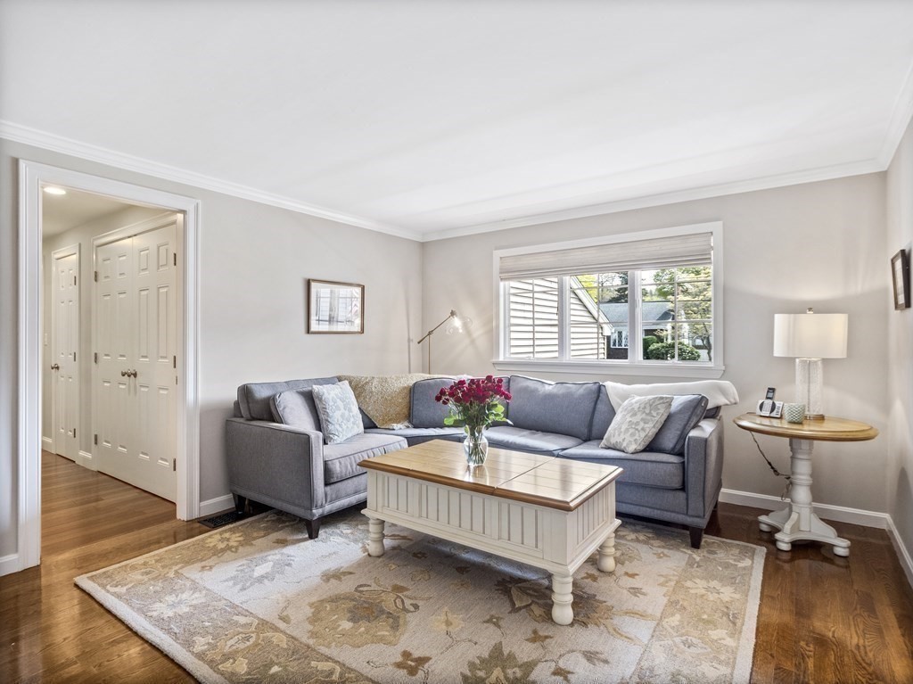 43 Windsor Road Stoneham, MA 02180 - Photo 19 of 42 a living room with furniture and a window