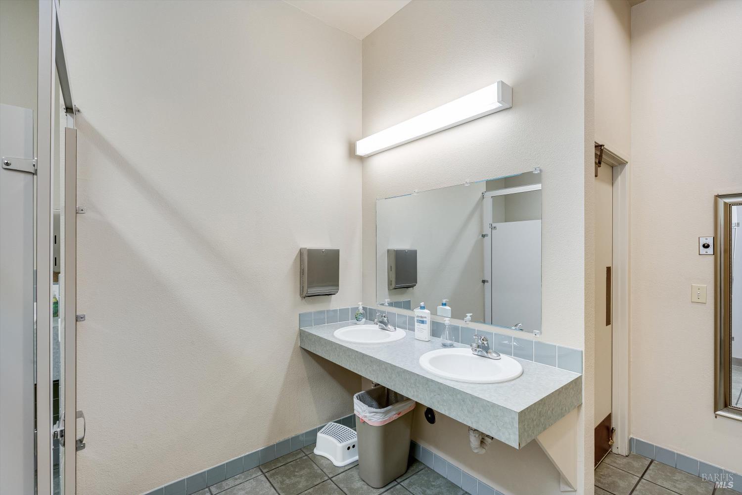 1105 University Avenue Healdsburg, CA 95448 - Photo 17 of 29 a bathroom with a sink and a mirror