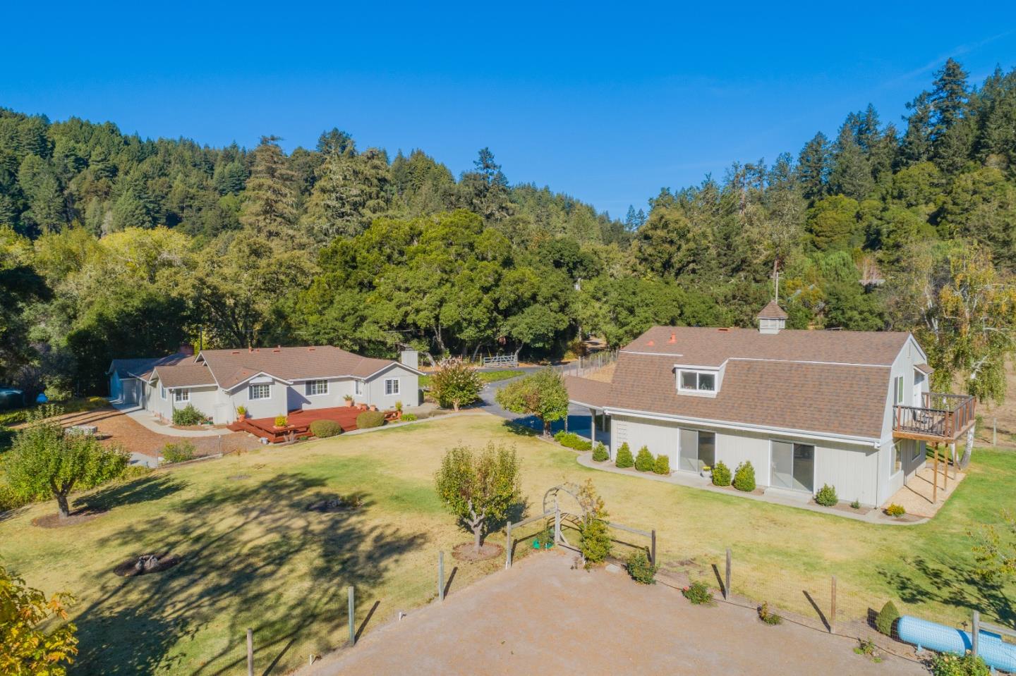 150 Nelson Road Scotts Valley, CA 95066 - Photo 1 of 11 an aerial view of a house