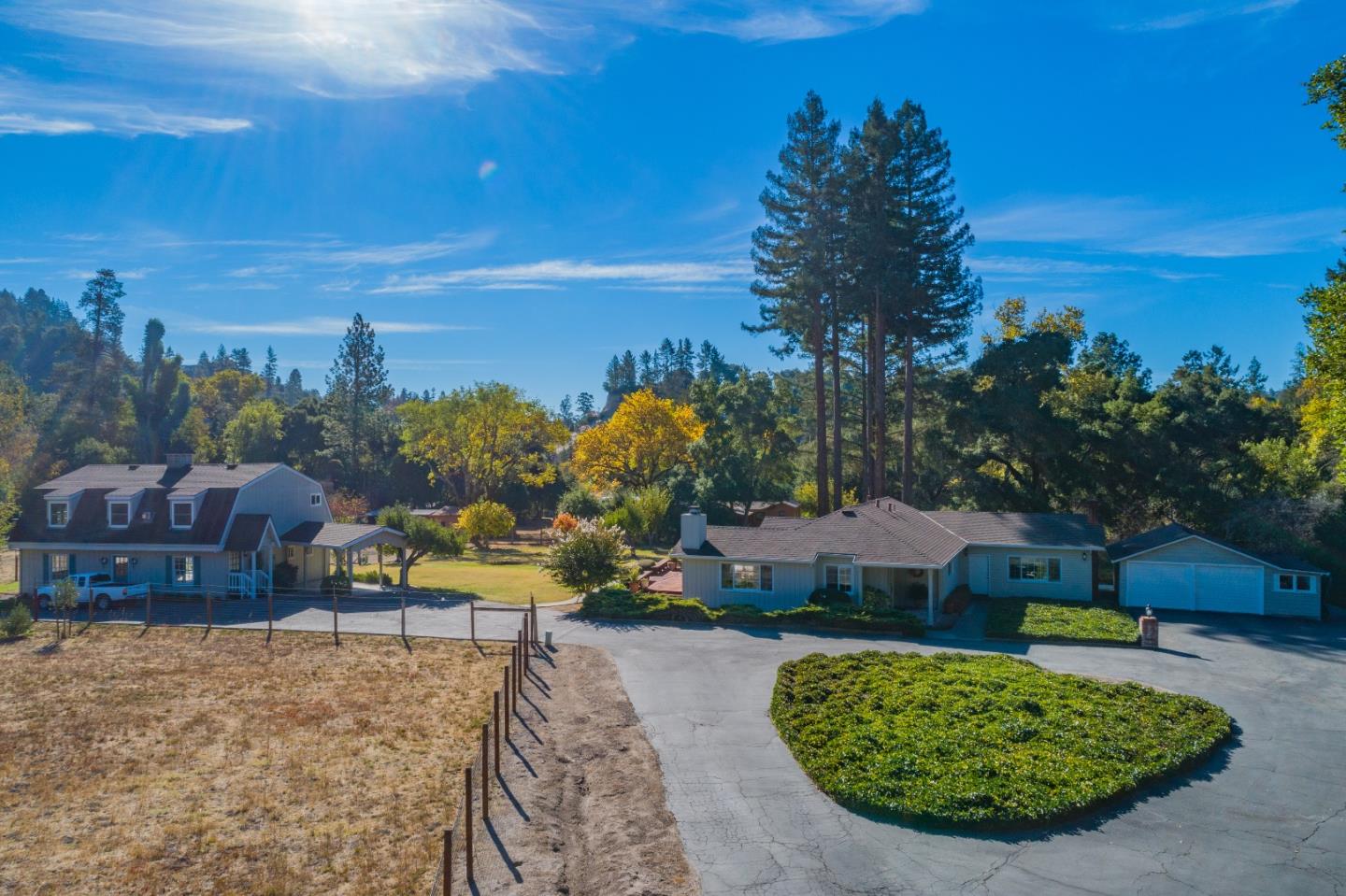 150 Nelson Road Scotts Valley, CA 95066 - Photo 2 of 11 a view of a swimming pool with a patio and a yard