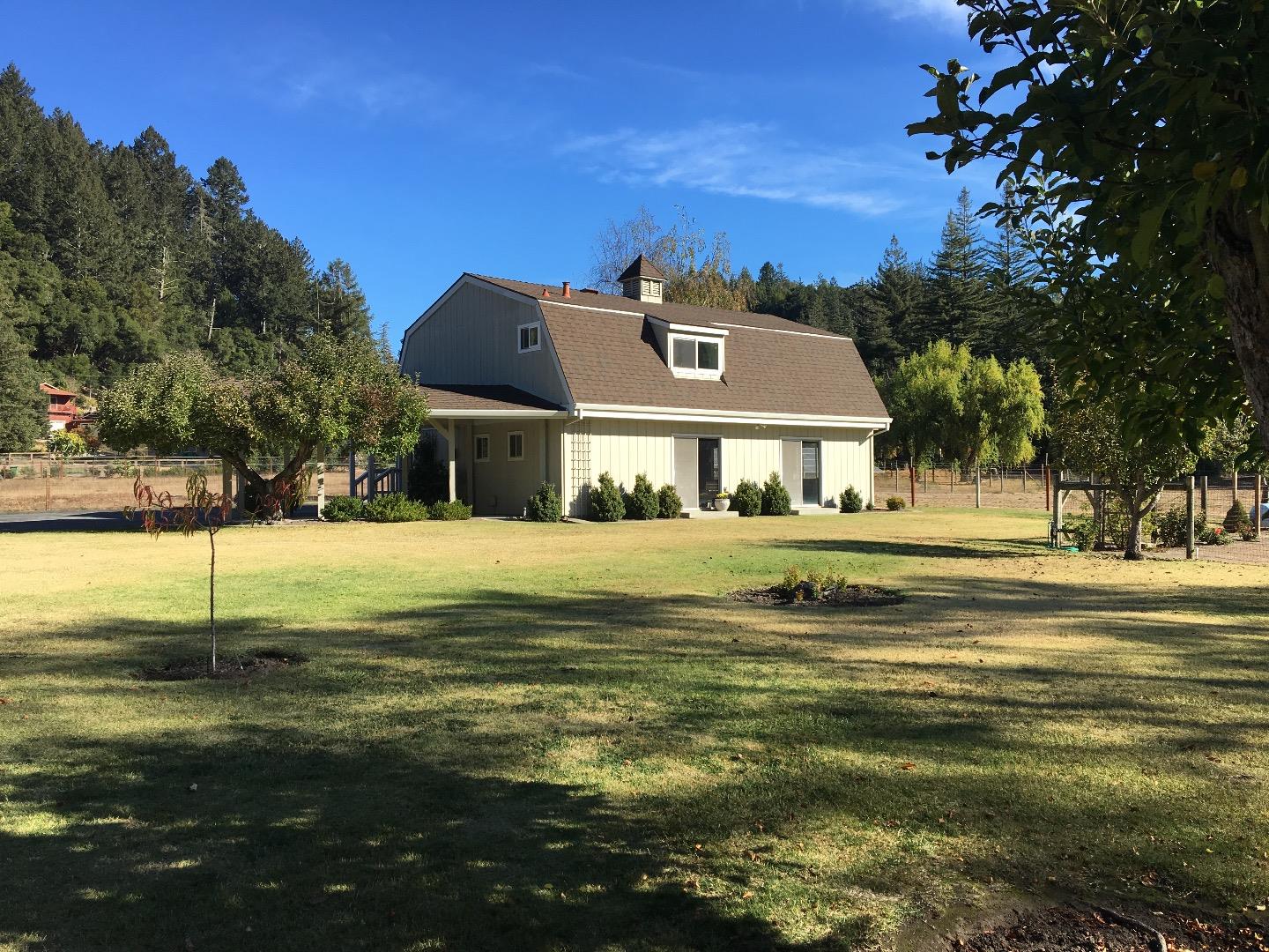 150 Nelson Road Scotts Valley, CA 95066 - Photo 4 of 11 a front view of a house with a yard