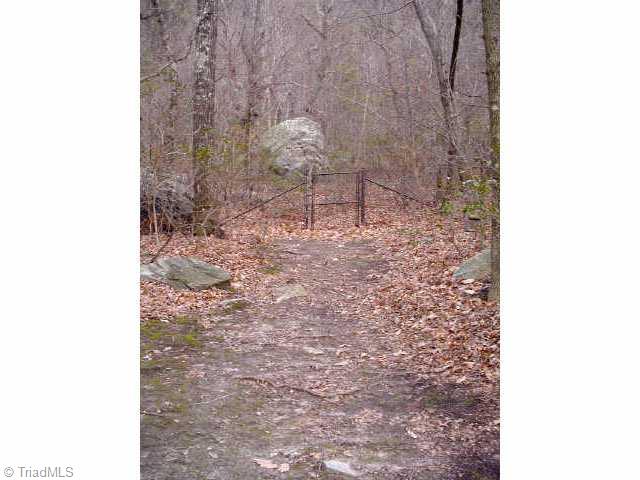 1220 Tomahawk Road Westfield, NC 27053 - Photo 7 of 8 Other. Backyard fence leads to state park.
