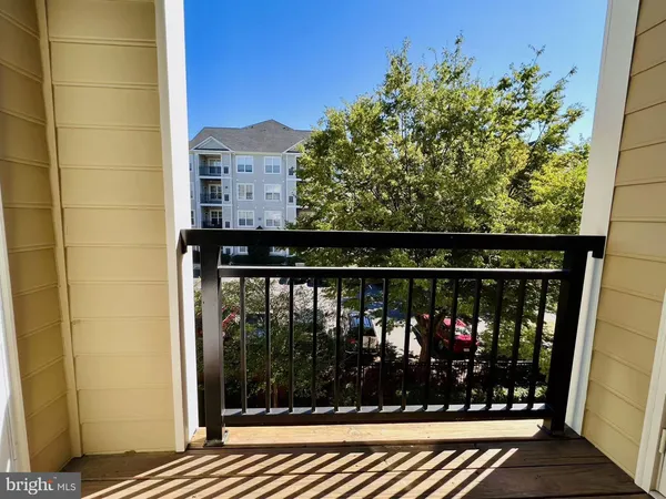 a view of a balcony