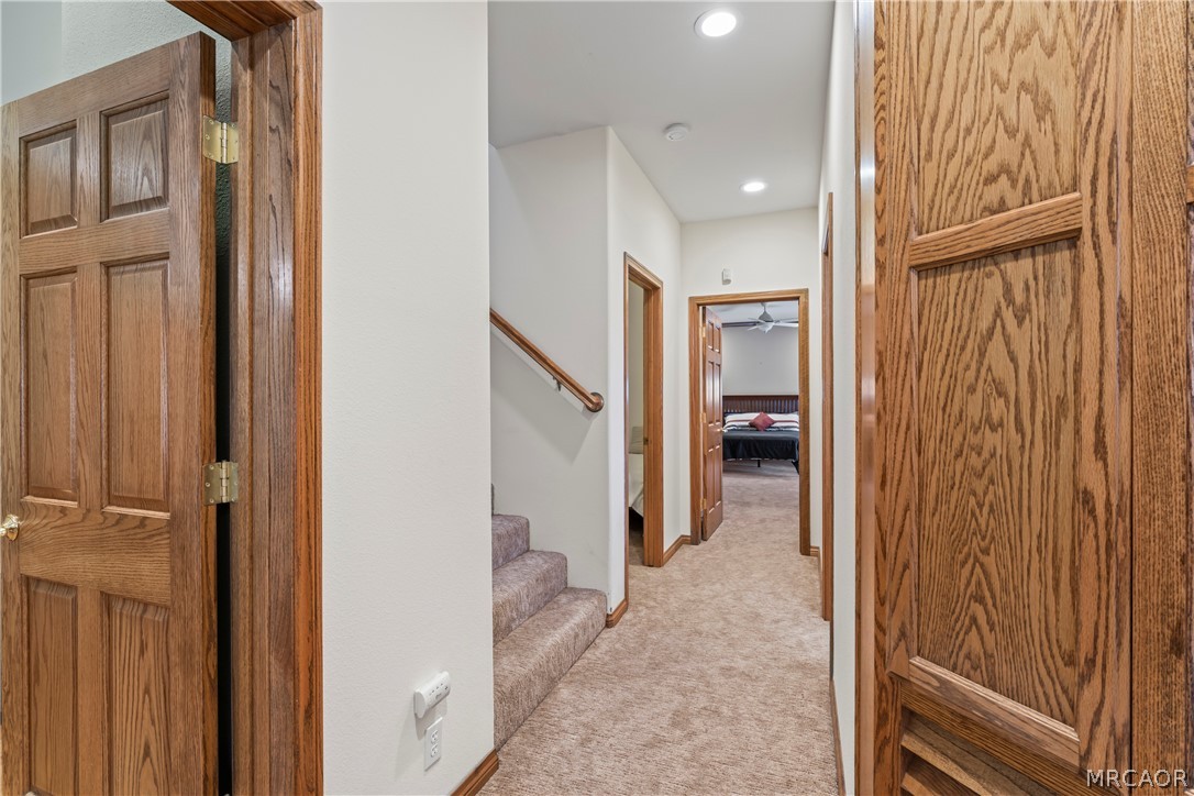 27487 North Bay Road Lake Arrowhead, CA 92352 - Photo 24 of 35 Wide stairs and hallway!
Lower level with all bedrooms & Bonus Room