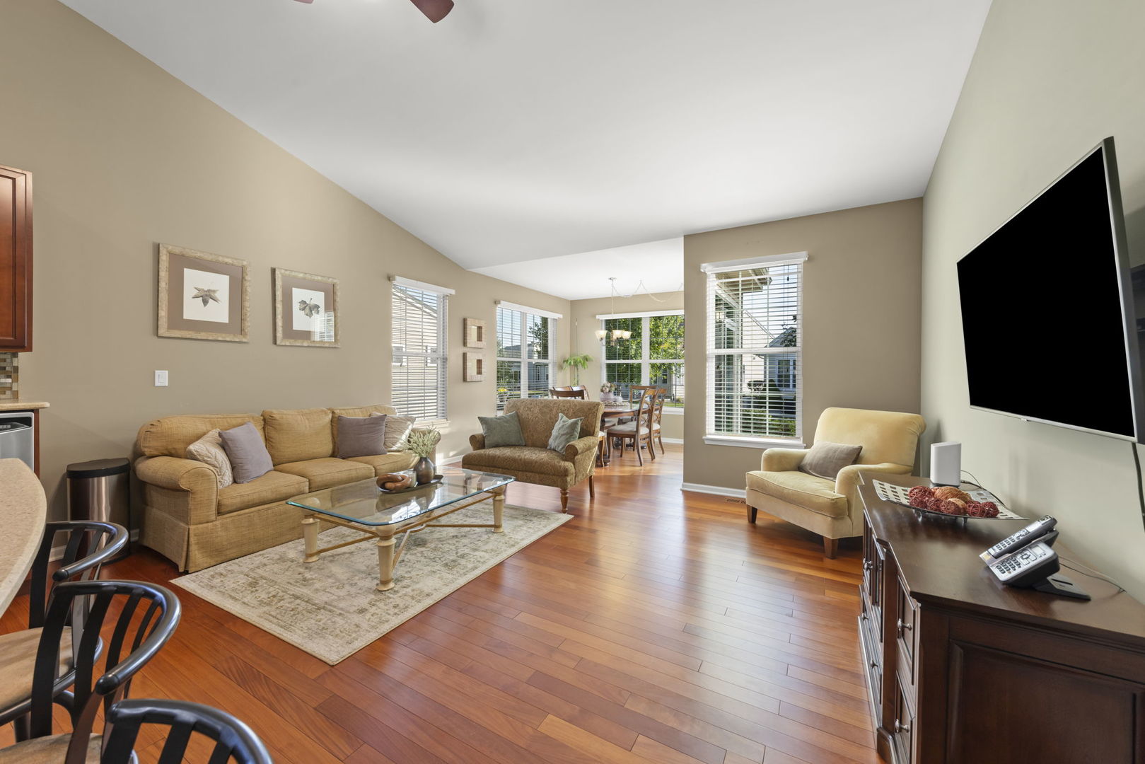 929 Fairmont Road Pingree Grove, IL 60140 - Photo 14 of 28 a living room with furniture and a flat screen tv