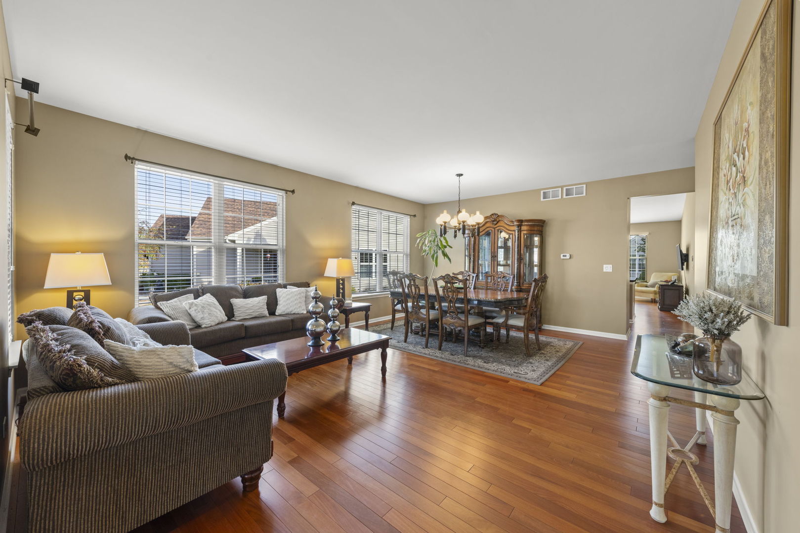 929 Fairmont Road Pingree Grove, IL 60140 - Photo 8 of 28 a living room with furniture and wooden floor