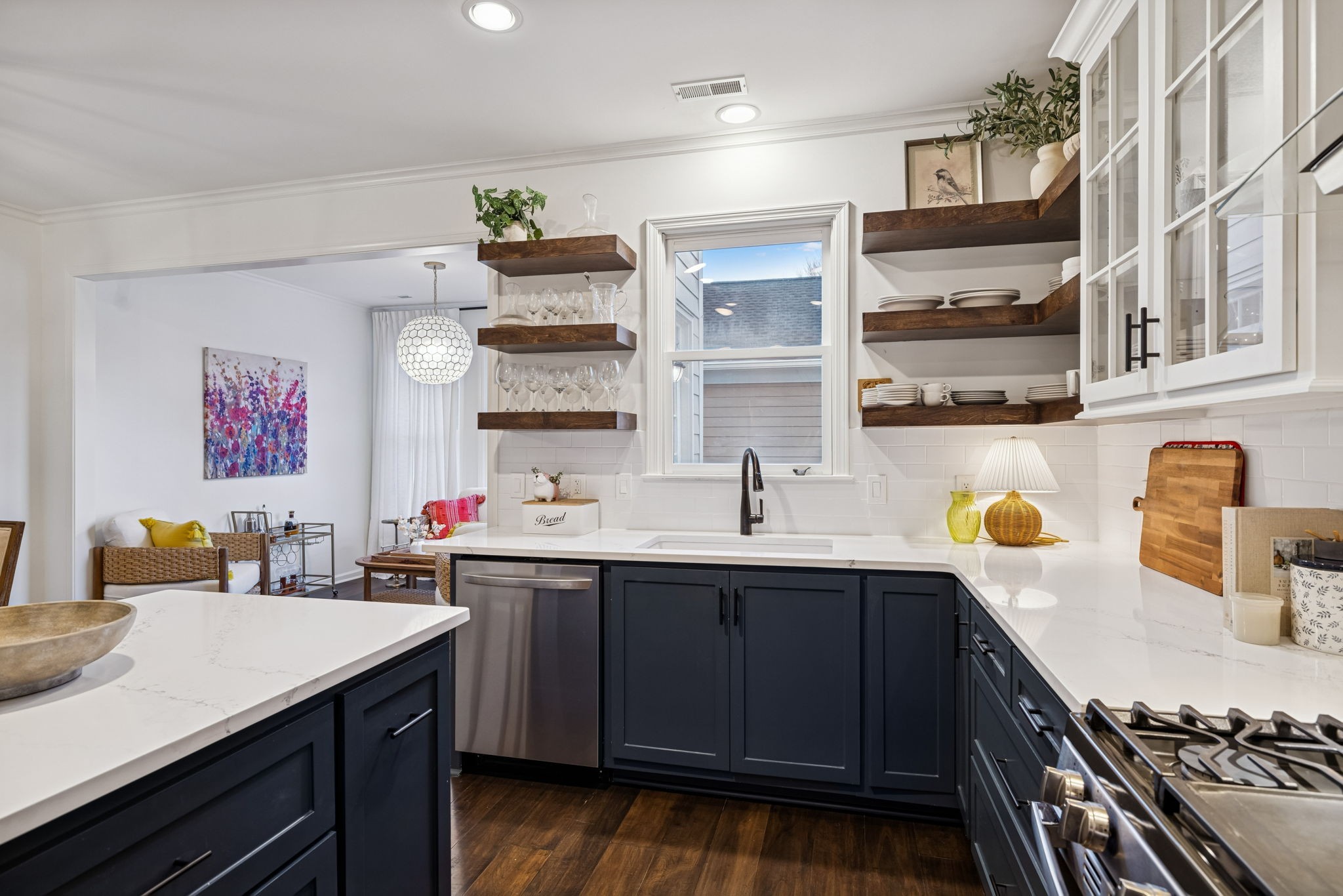 102 Pearl Street Franklin, TN 37064 - Photo 33 of 71 a kitchen with a sink a stove and cabinets