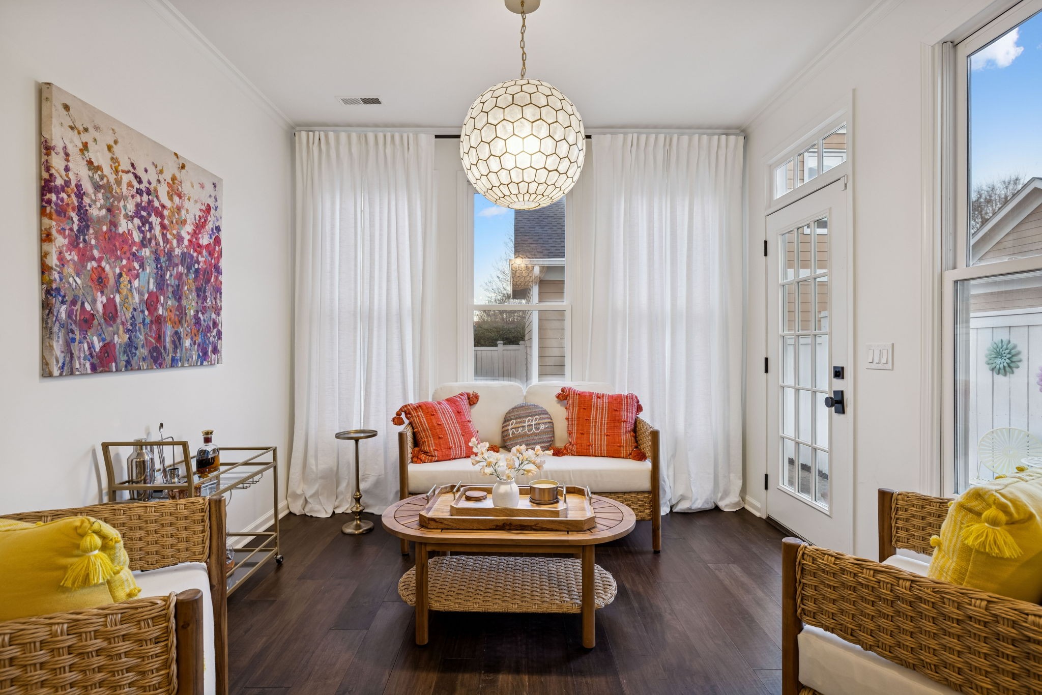102 Pearl Street Franklin, TN 37064 - Photo 38 of 71 a living room with furniture and a chandelier
