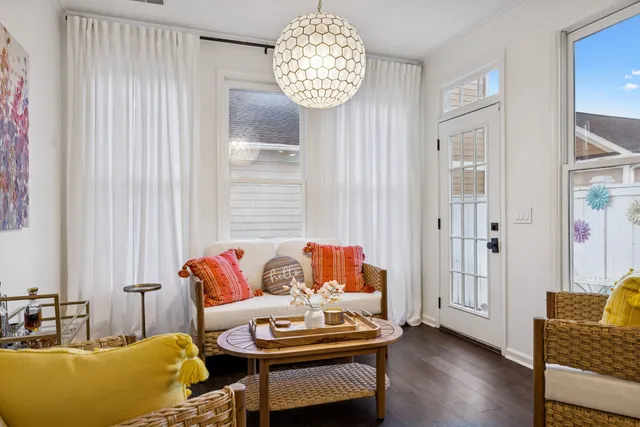 a bathroom with a sink double vanity and a mirror