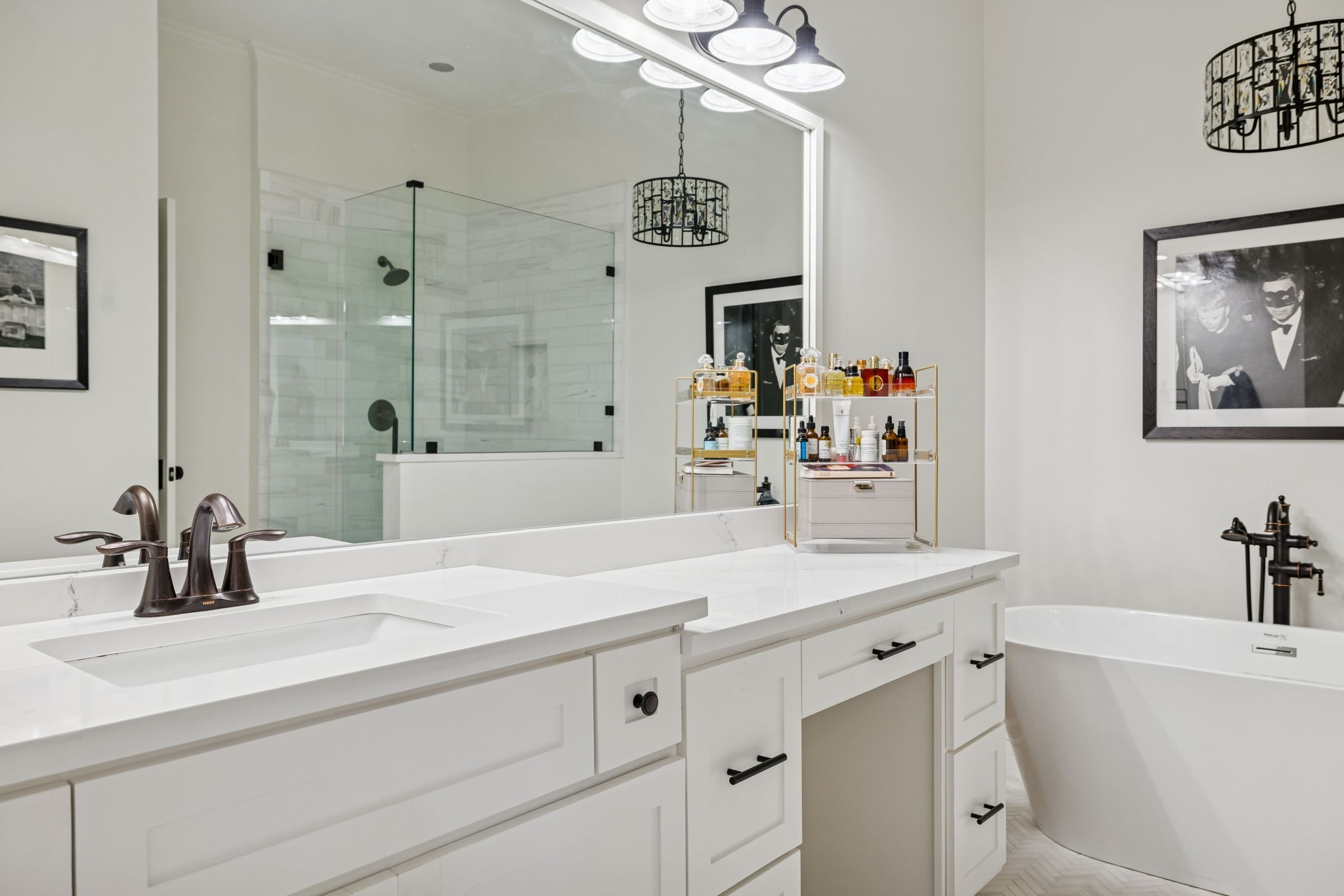 102 Pearl Street Franklin, TN 37064 - Photo 51 of 71 a bathroom with a sink and a mirror