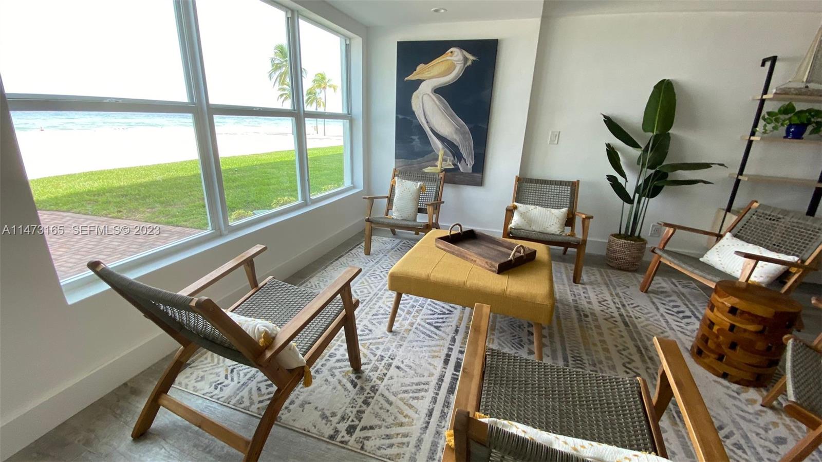 1801 South Surf Road, Unit 4C Hollywood, FL 33019 - Photo 12 of 14 a view of a workspace with furniture and a window