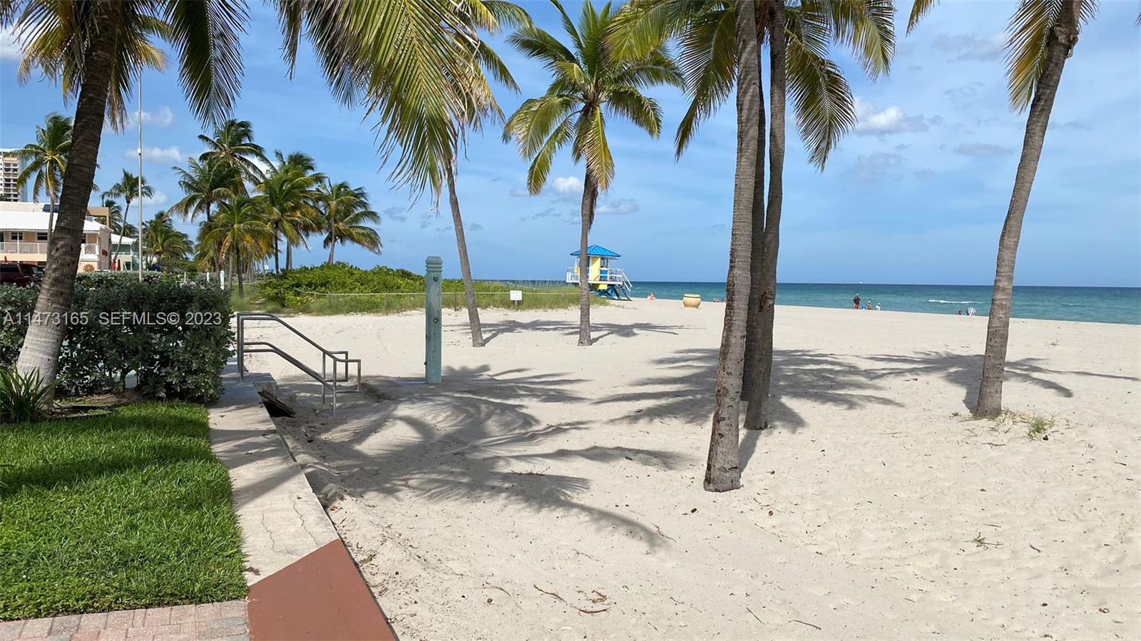 1801 South Surf Road, Unit 4C Hollywood, FL 33019 - Photo 14 of 14 a view of a backyard of a house