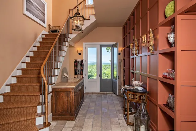 view of a room with gym equipment
