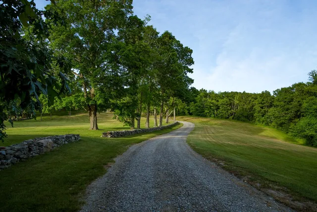 a view of a golf course