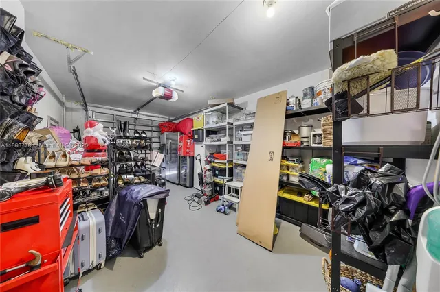 a view of a storage room with a lot of stuff