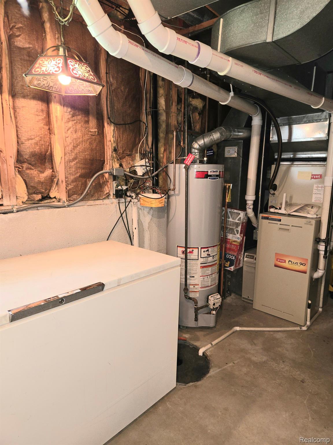 14879 Riverside Drive Livonia, MI 48154 - Photo 34 of 42 Storage room with freezer and sump pump