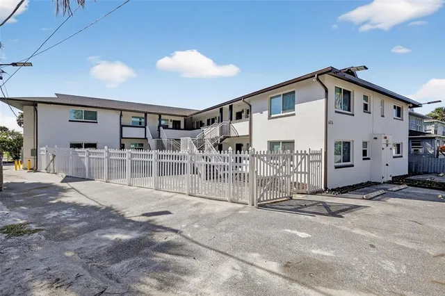 a view of a house with a outdoor space