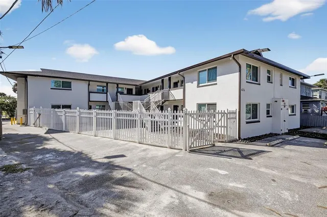 a view of a house with a outdoor space