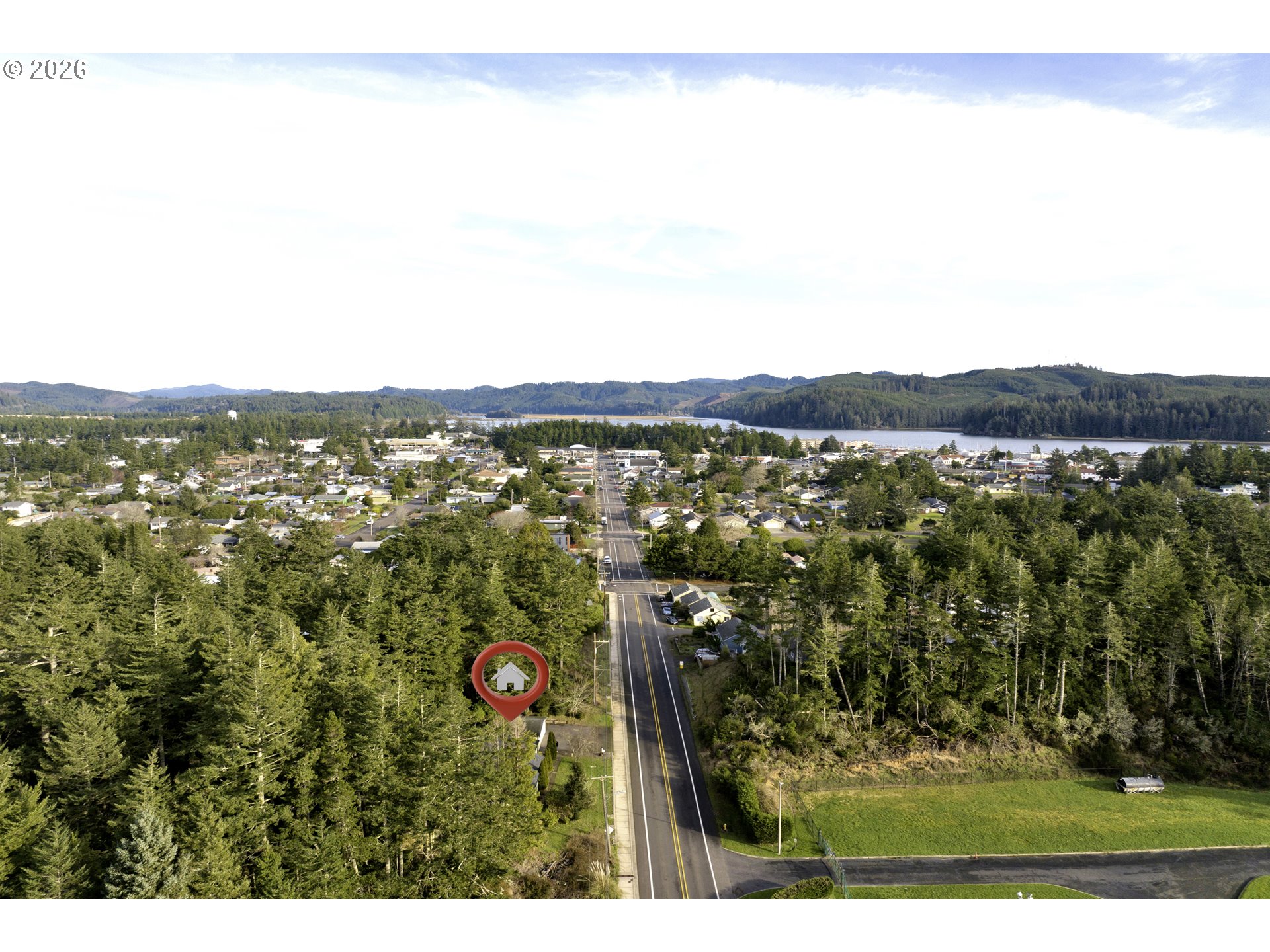 777 Rhododendron Drive Florence, OR 97439 - Photo 36 of 41 a view of city and mountain