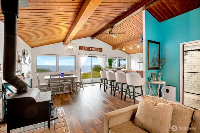 a outdoor space with lots of tables and chairs