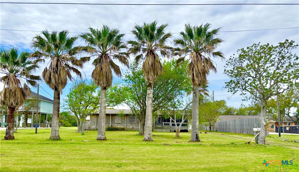 503 16th Street Port O'Connor, TX 77982 - Photo 1 of 48 a garden view with a fountain